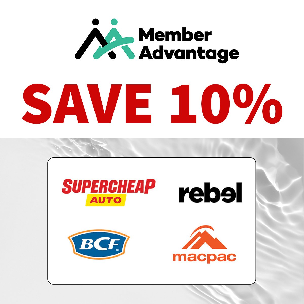 Member Advantage Save 10%
